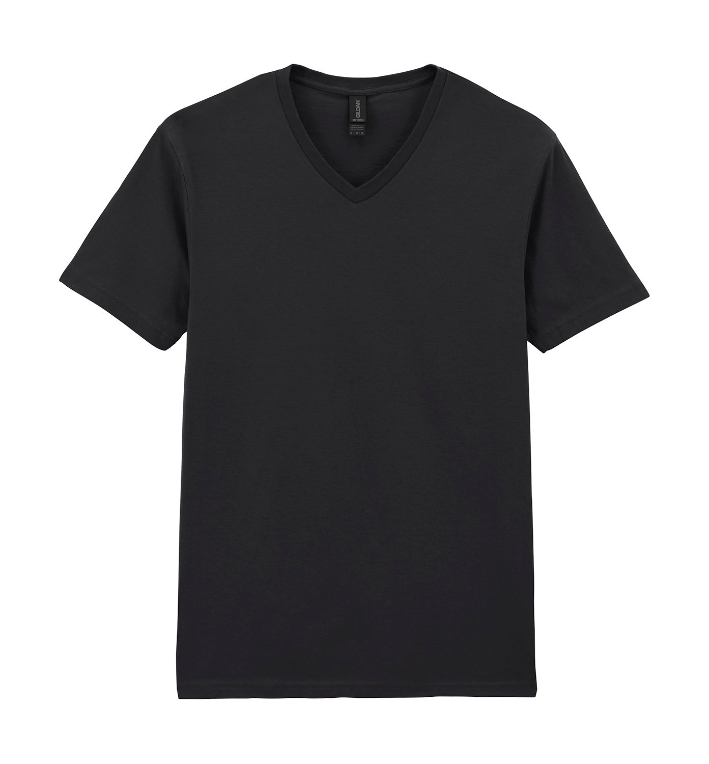 V-aukkoinen unisex t-paita painatuksella