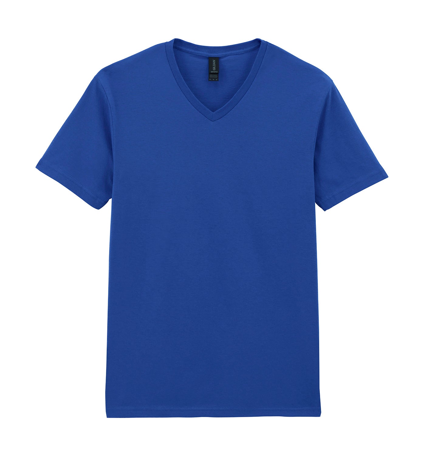 V-aukkoinen unisex t-paita painatuksella