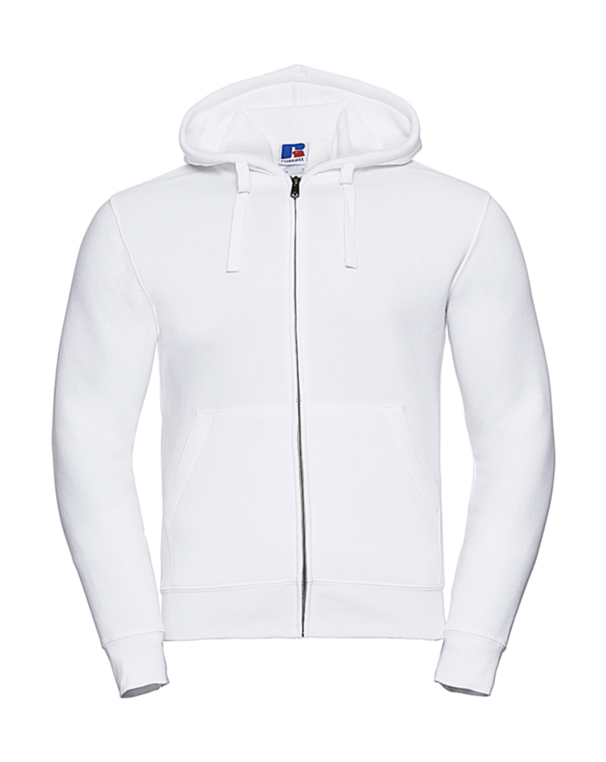Miesten/Unisex vetoketjullinen premium huppari painatuksella