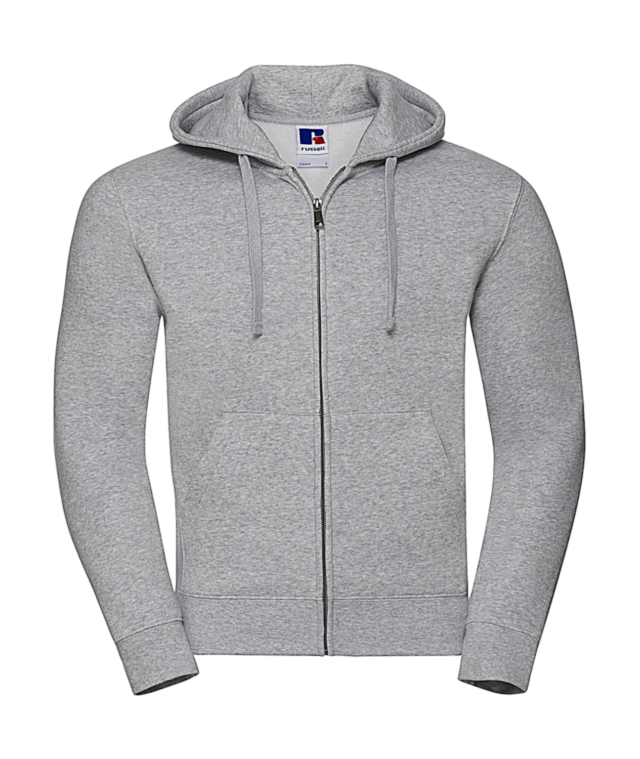 Miesten/Unisex vetoketjullinen premium huppari painatuksella