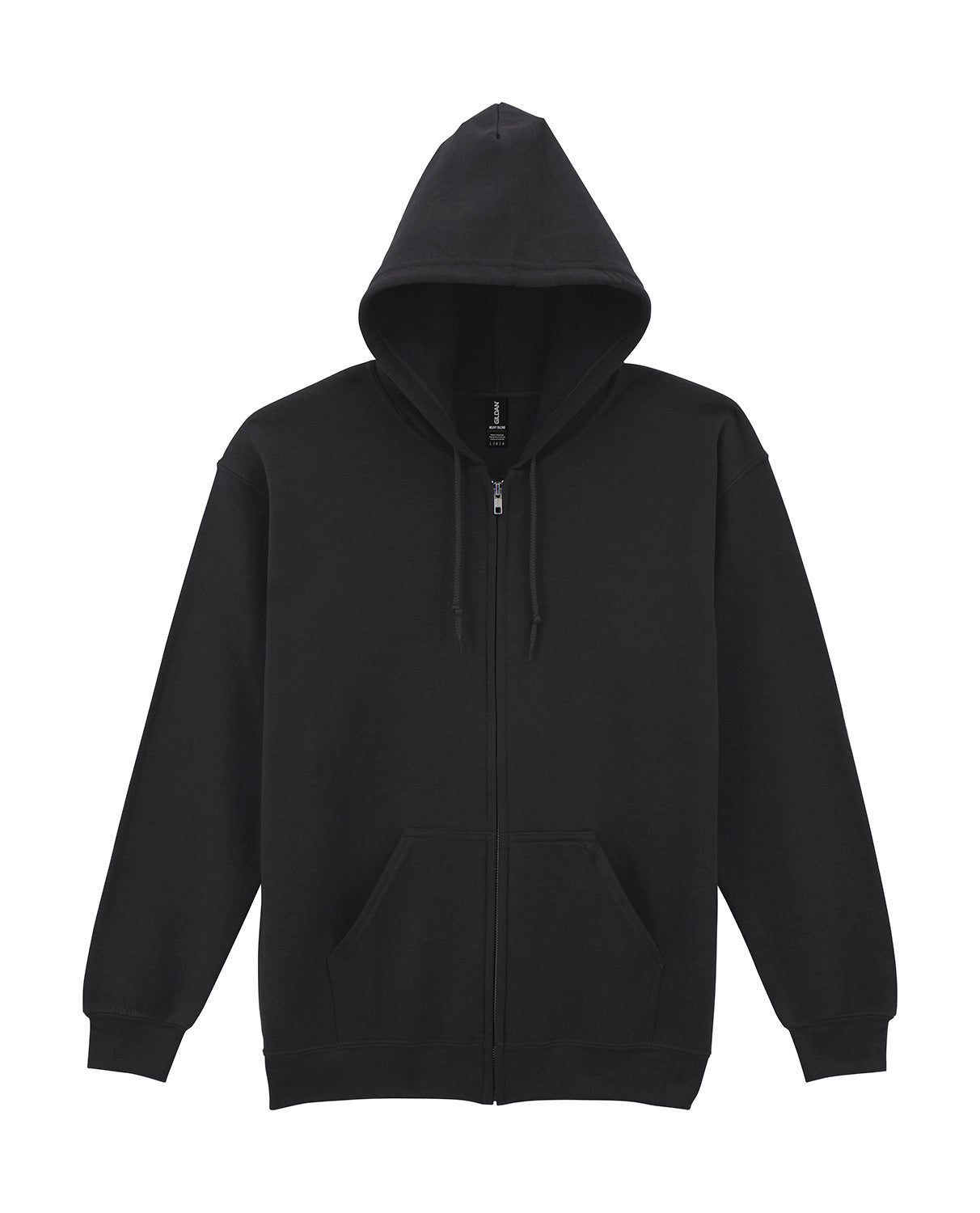 Vetoketjullinen unisex huppari painatuksella
