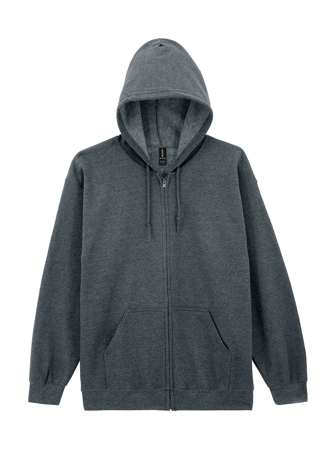 Vetoketjullinen unisex huppari painatuksella