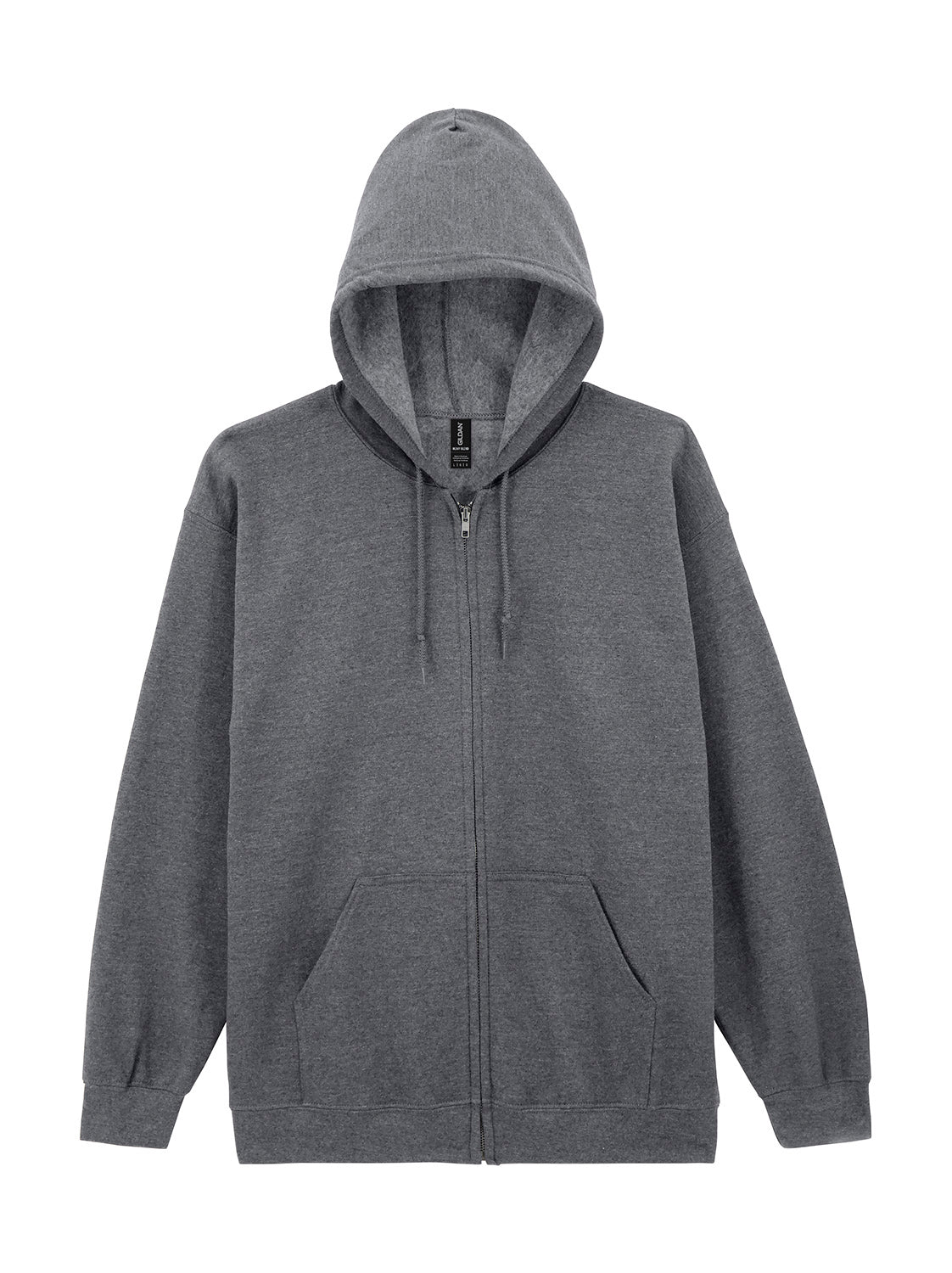Vetoketjullinen unisex huppari painatuksella