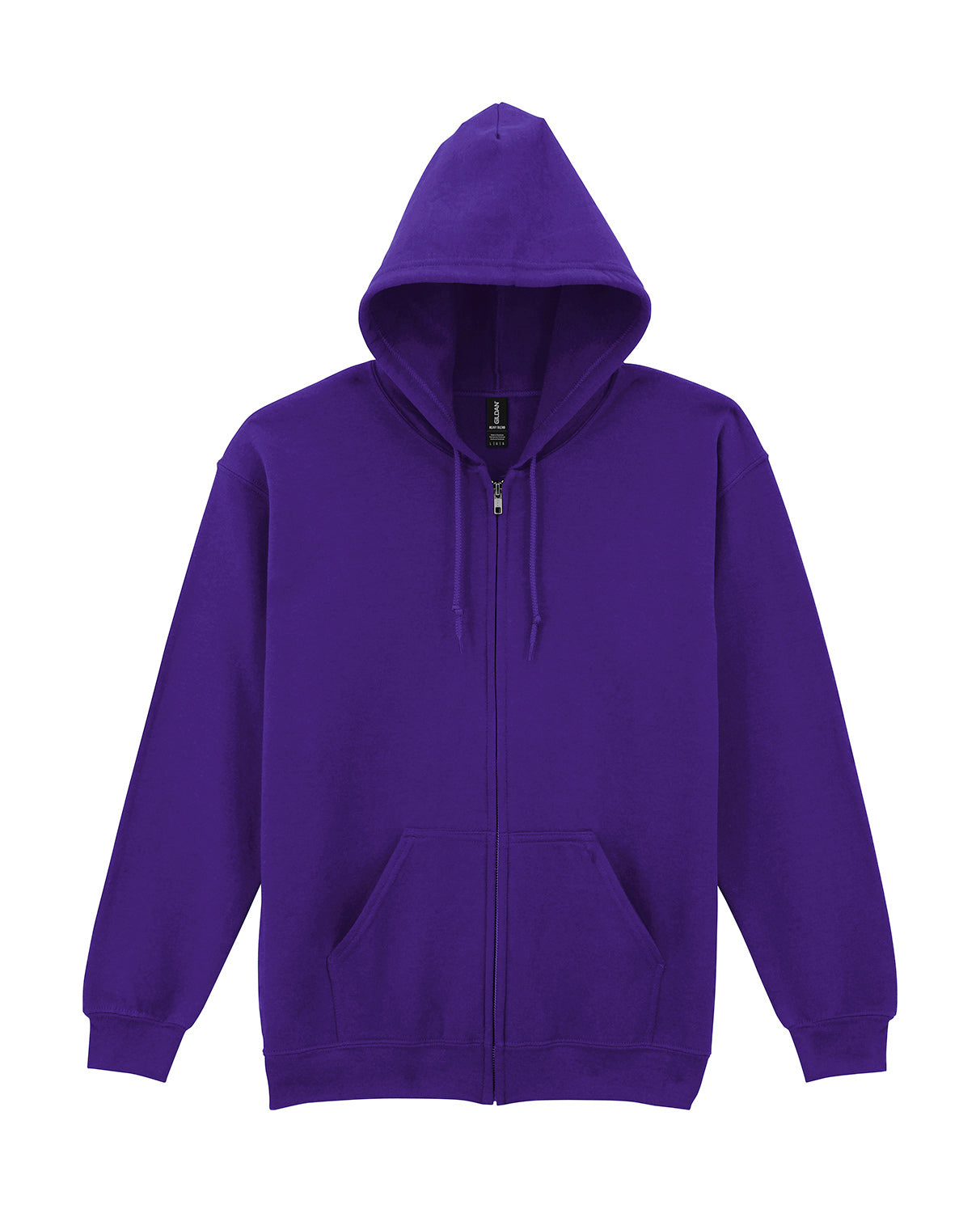 Vetoketjullinen unisex huppari painatuksella
