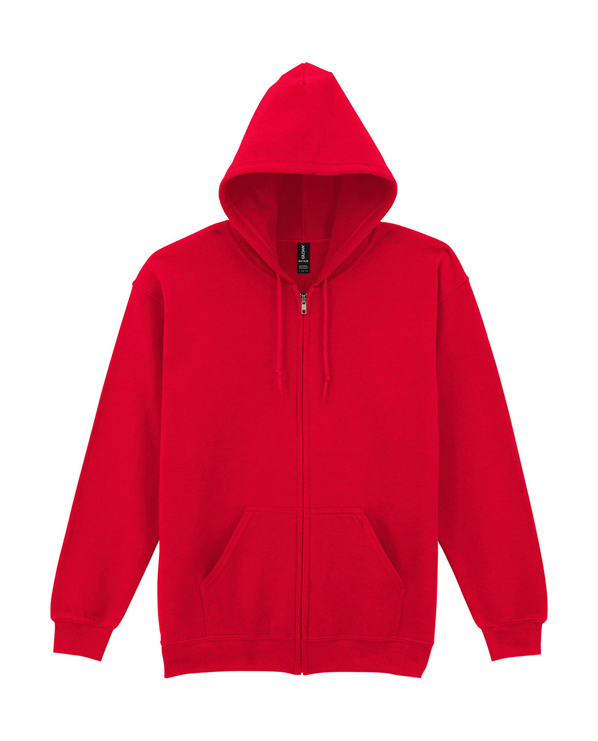 Vetoketjullinen unisex huppari painatuksella