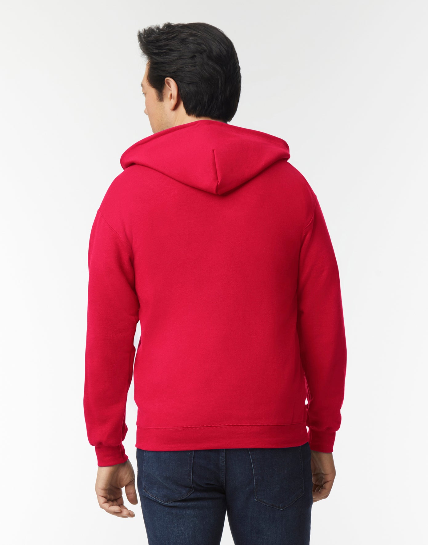 Vetoketjullinen unisex huppari painatuksella