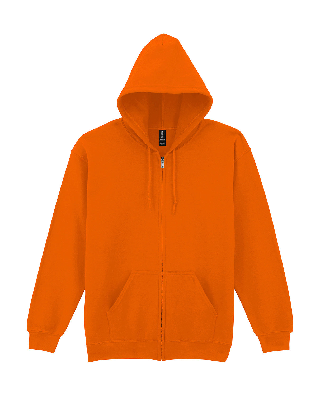 Vetoketjullinen unisex huppari painatuksella