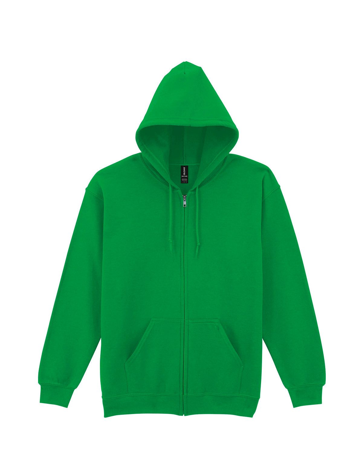 Vetoketjullinen unisex huppari painatuksella