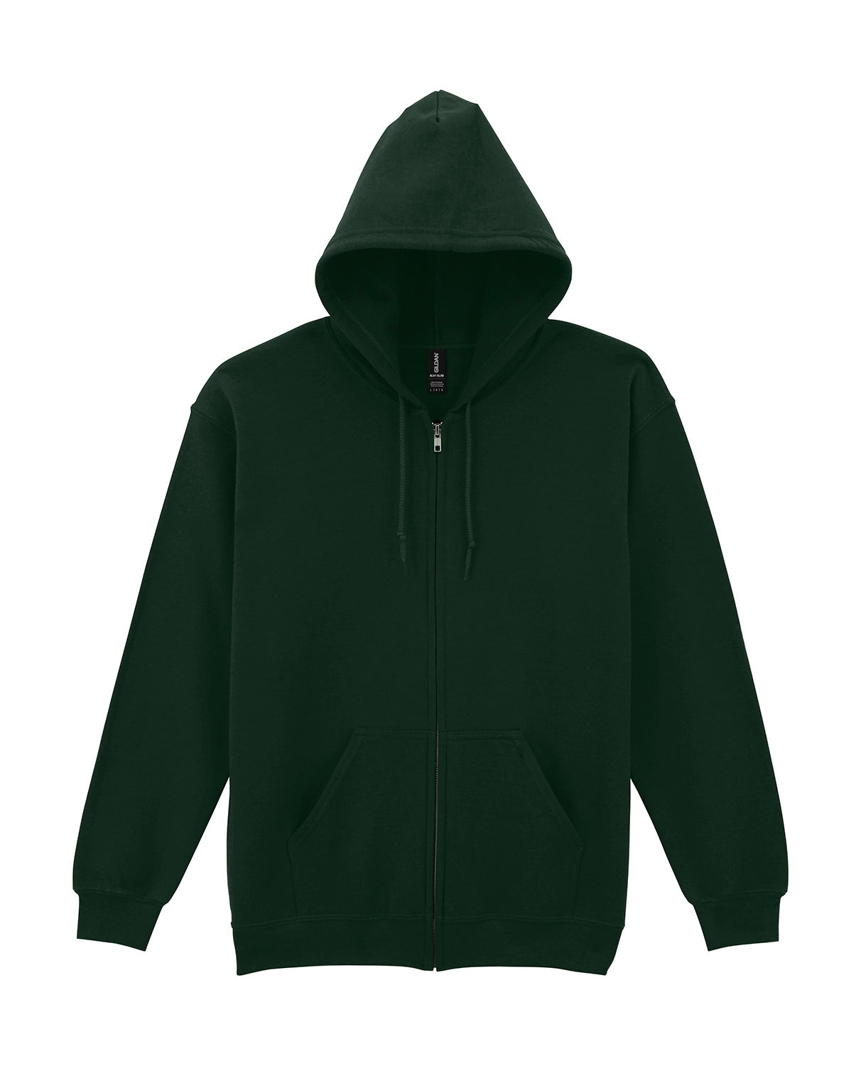 Vetoketjullinen unisex huppari painatuksella