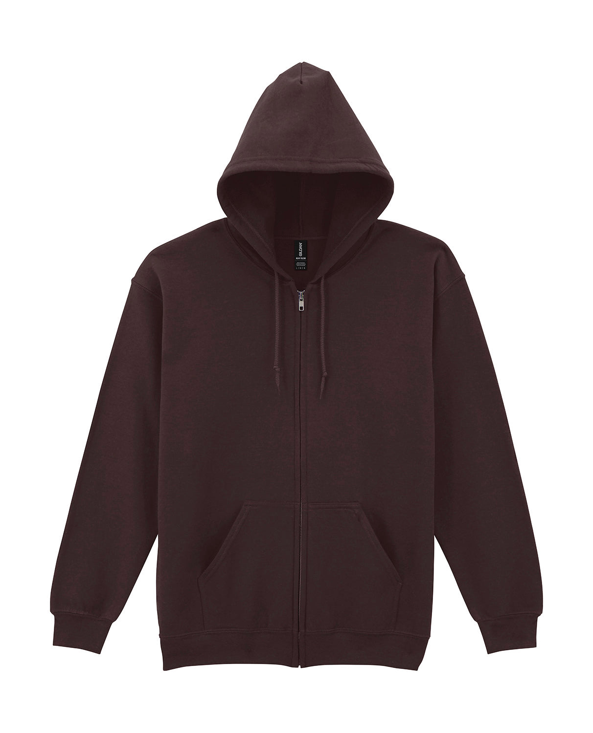 Vetoketjullinen unisex huppari painatuksella