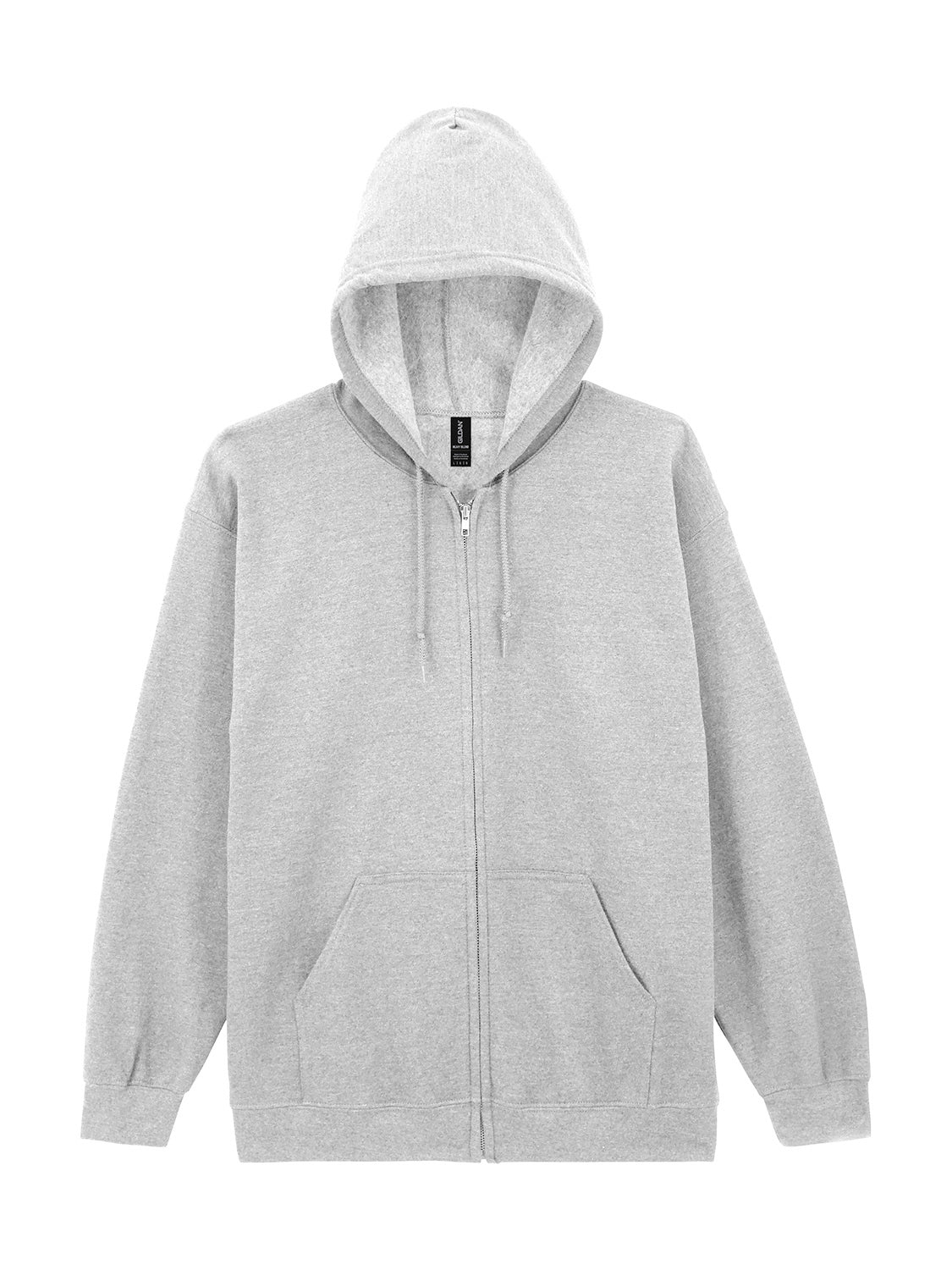 Vetoketjullinen unisex huppari painatuksella