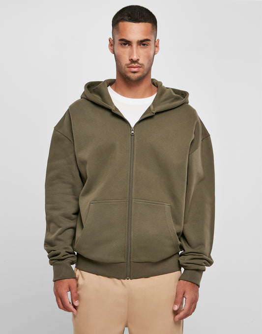 Ultra Heavy Oversize Huppari vetoketjulla