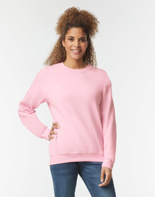Unisex collegepaita - Light Pink (L)