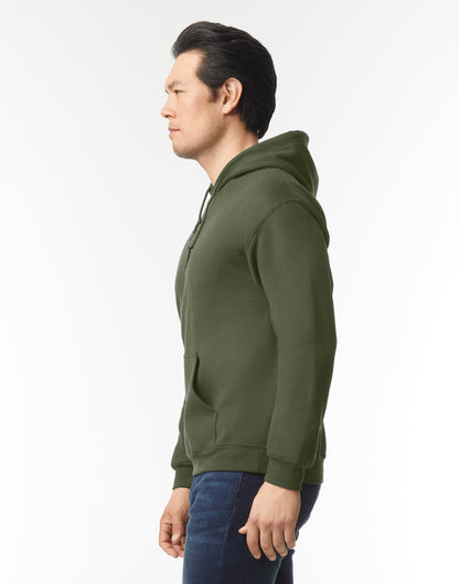 Unisex huppari painatuksella