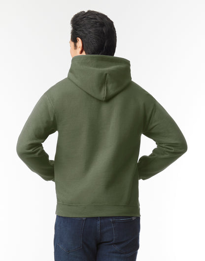 Unisex huppari painatuksella