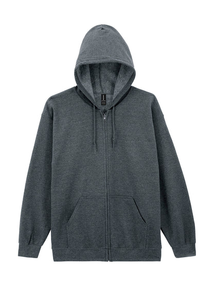 Vetoketjullinen unisex huppari painatuksella