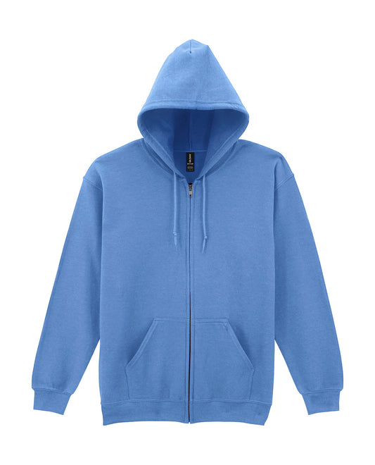 Vetoketjullinen unisex huppari painatuksella