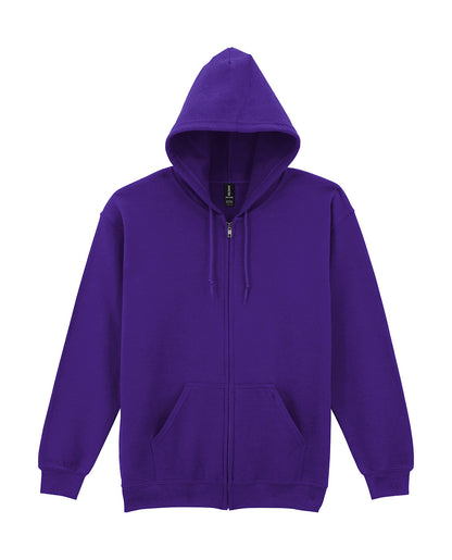 Vetoketjullinen unisex huppari painatuksella
