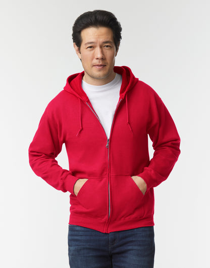 Vetoketjullinen unisex huppari painatuksella