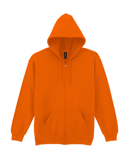 Vetoketjullinen unisex huppari painatuksella
