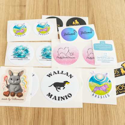 Tarrat omalla painatuksella