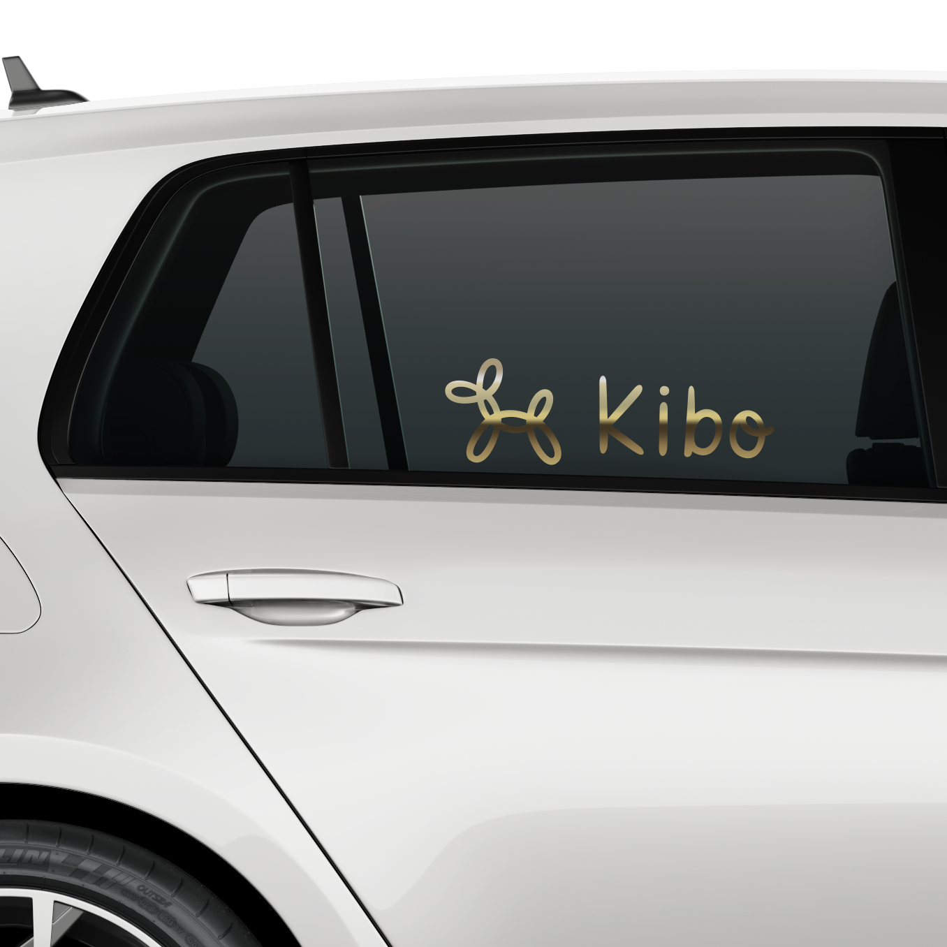 Yksivärinen logotarra - leikattu vinyylistä